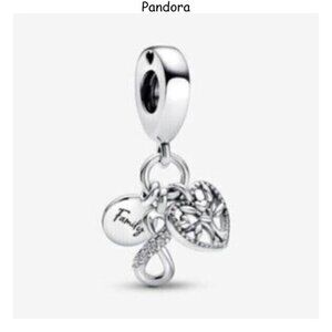 Pandora Family Infinity Triple Dangle Charm